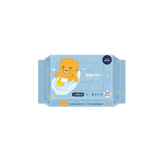 kakao little friends潔膚柔濕巾20抽1入