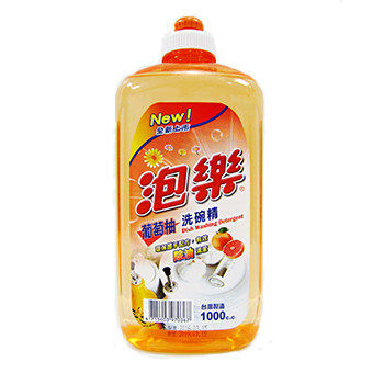 泡樂陽光葡萄柚洗碗精 1L