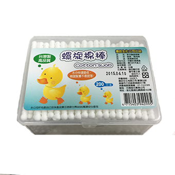 德技螺旋棉花棒 200支