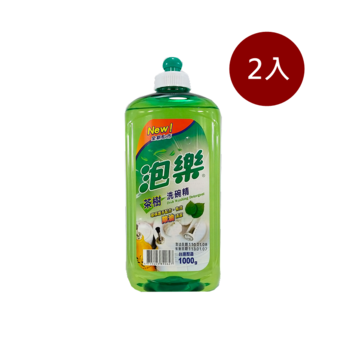 泡樂茶樹精油洗碗精1L 2入